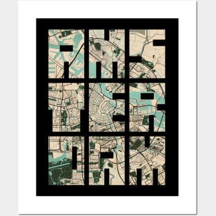 Amsterdam, Netherlands City Map - Vintage Posters and Art